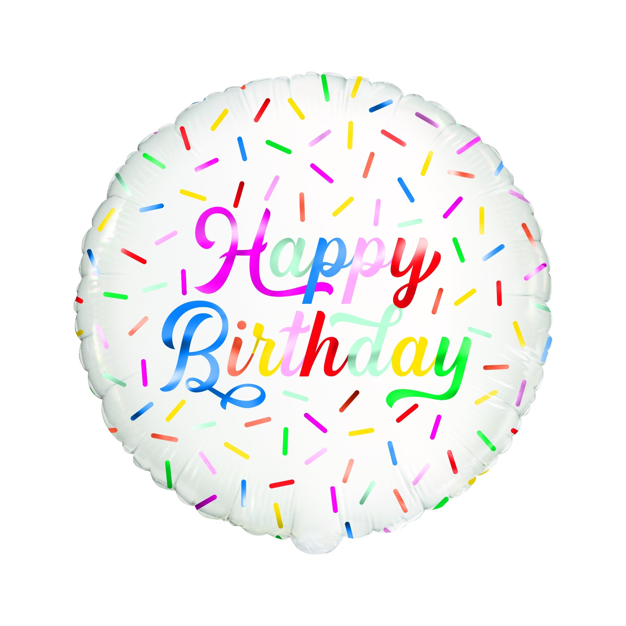 Happy Birthday Sprinkle Foil Balloon Foil Balloon 18"